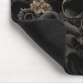 Tapis De Souris Pad de souris à crâne floral (Coin)