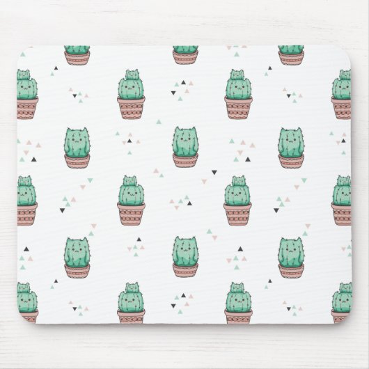 Tapis De Souris Pad de souris Cactus Cat (Devant)