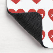 Tapis De Souris Pad de souris cardiaques XOXO (Coin)