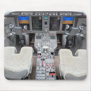 Tapis De Souris Pad de souris cockpit de l'avion