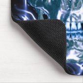 Tapis De Souris Pad de souris crâne bleu chromé électrique (Coin)