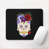 Tapis De Souris Pad de souris crâne or (Avec souris)