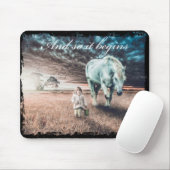 Tapis De Souris Pad de souris de cheval (Avec souris)