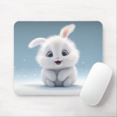 Tapis De Souris Pad de souris lapin adorable (Avec souris)