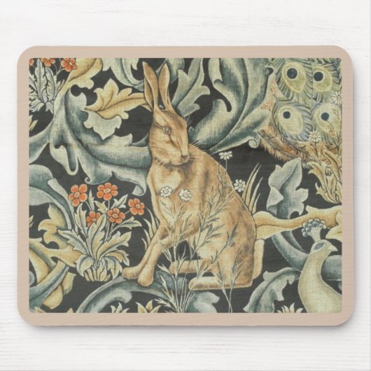 Tapis De Souris Pad de souris - Lièvre et paon (Devant)