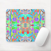 Tapis De Souris Pad de souris Mandala très coloré (Avec souris)