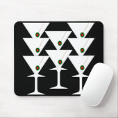 Tapis De Souris Pad de souris Martinis (Avec souris)