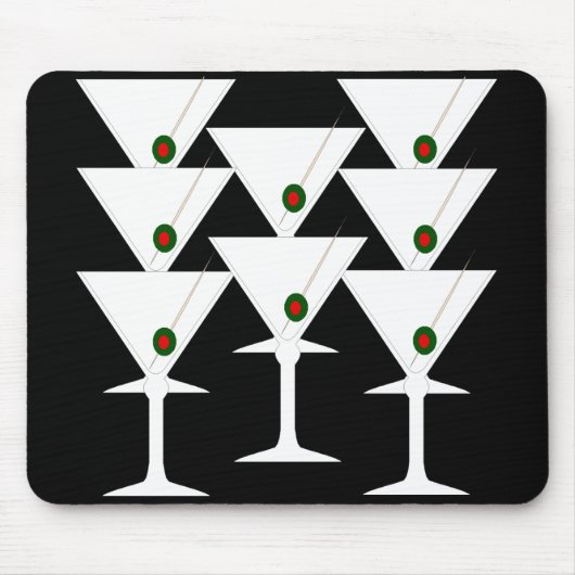 Tapis De Souris Pad de souris Martinis (Devant)