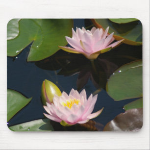 Tapis De Souris Pad de souris Nénuphars Lotus Rose