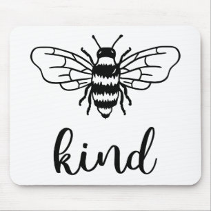 Tapis De Souris Pad de souris noir type abeille