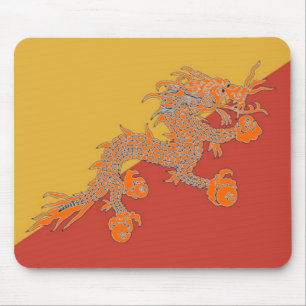 Tapis De Souris Pad de souris Orange Dragon