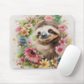 Tapis De Souris Pad de souris Pastel Floral (Avec souris)