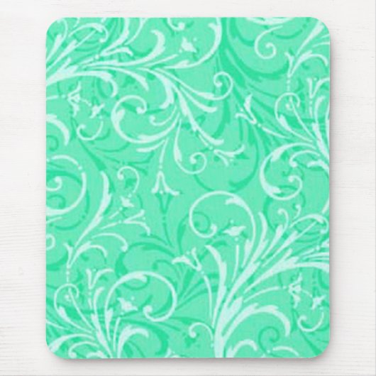 Tapis De Souris Pad de souris vert ornemental (Devant)