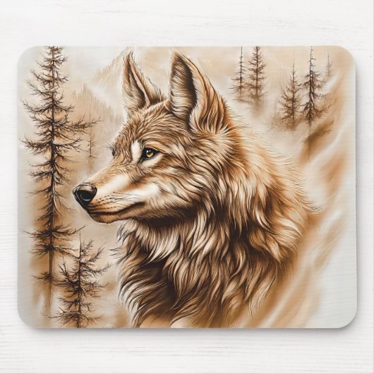 Tapis De Souris Pad de souris Wolf (Devant)
