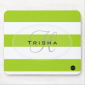 Tapis De Souris Pad souris avec votre nom HAMbyWG - Lime (Devant)