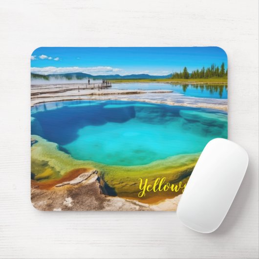 Tapis De Souris Pad-Yellowstone (Avec souris)