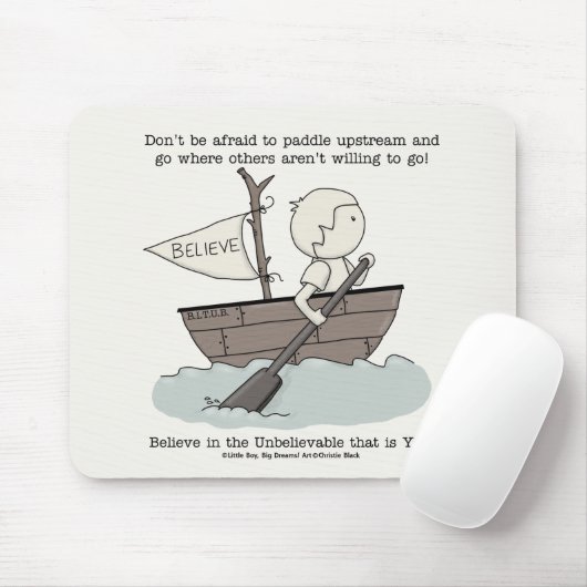 Tapis De Souris Paddle en amont (Avec souris)