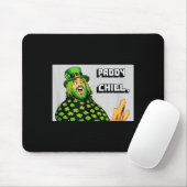 Tapis De Souris Paddy chill – graphique drôle de la St-Patrick (Avec souris)