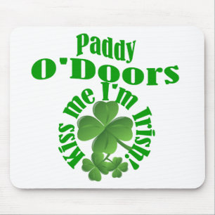 Tapis De Souris Paddy O'Doors, drôle de nom irlandais