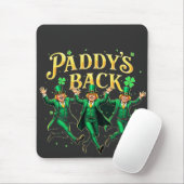 Tapis De Souris Paddy's Back Funny St Patrick's Day Trump Support (Avec souris)