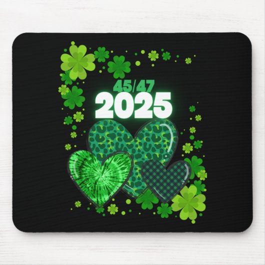 Tapis De Souris Paddy's Back Funny Trump (Devant)