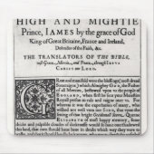 Tapis De Souris Page de dévouement dans 'le Bible saint (Devant)