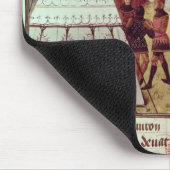 Tapis De Souris Page de 'Histoire du Grand Alexandre' (Coin)