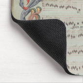 Tapis De Souris Page de notation musicale avec historiated (Coin)