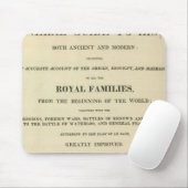 Tapis De Souris Page de titre Terminé Généalogique, Historique (Avec souris)