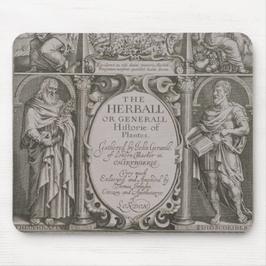Tapis De Souris Page titre à la deuxième édition 'du Herball (Devant)