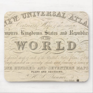 Tapis De Souris Page Titre Nouveau Atlas universel