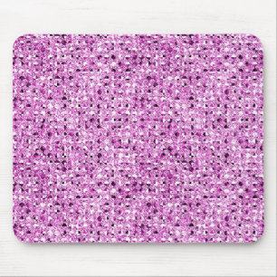 Tapis De Souris paillette rose effet mousepad