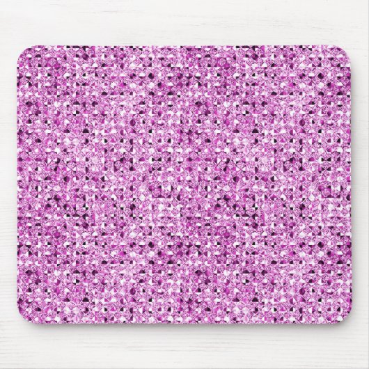 Tapis De Souris paillette rose effet mousepad (Devant)