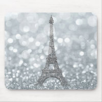 Paillettes d'Argent Étincelles Paris Tour Eiffel G