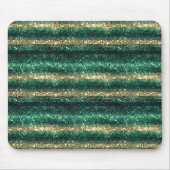 Tapis De Souris Paillettes de Saint-Patrick Vert Doré Brillantes (Devant)