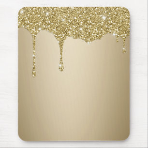 Tapis De Souris Paillettes d'or fondant