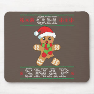 Tapis De Souris Pain d'épices homme maillot cadeau Oh Snap Noël la