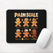 Tapis De Souris Pain Scale Funny Gingerbread Man Christmas Nurse H (Avec souris)