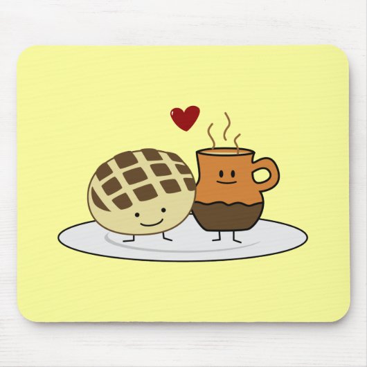 Tapis De Souris Pain sucré Chocolat Chocolat Chocolat chaud Poulet (Devant)