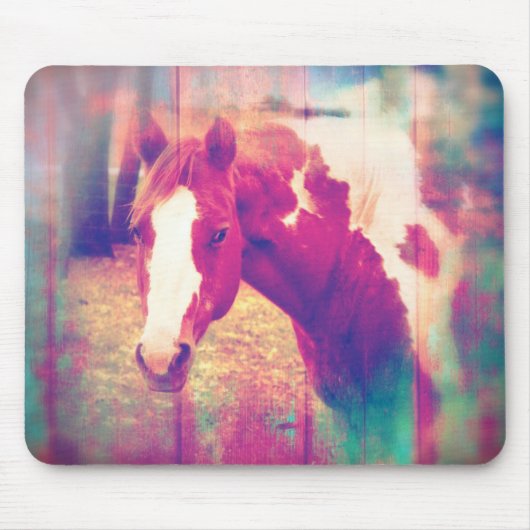 Tapis De Souris Paint Horse Grunge (Devant)