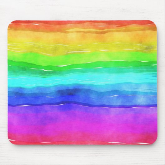 Tapis De Souris Painted Rainbow (Devant)