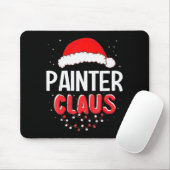 Tapis De Souris Painter Santa Claus Christmas Matching Costume (Avec souris)