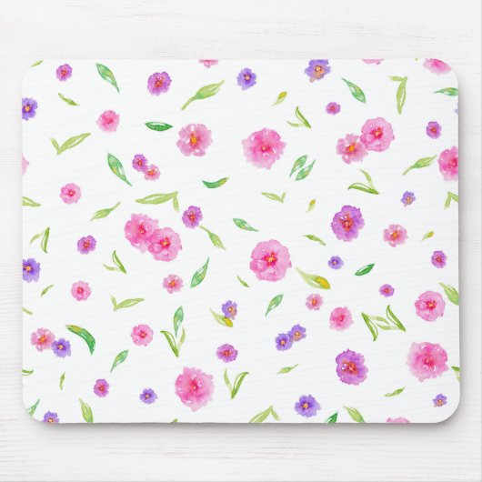 Tapis De Souris Painterly Floral Mouse Pad - Cadeau Artistique pou (Devant)