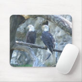 Tapis De Souris Paire d'aigles chauds (Avec souris)