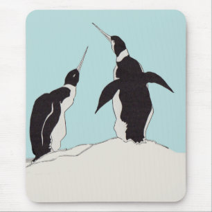 Tapis De Souris paire de pingouins