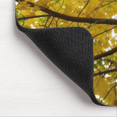 Tapis De Souris Paire d'érables jaunes Nature d'automne (Coin)