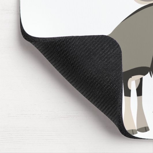 Tapis De Souris Paire mignonne d'oryxes de caricature Mousepad (Coin)