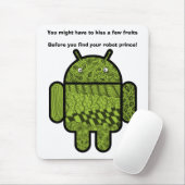 Tapis De Souris Paisley Doodle Character pour le robot Android™ (Avec souris)