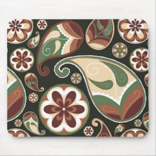 Tapis De Souris Paisley & Floral Mousepad