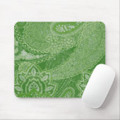 Tapis De Souris Paisley vert Mousepad (Avec souris)